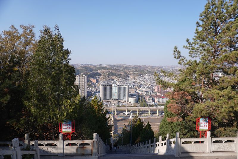 柳林县城。新京报记者 左琳 摄