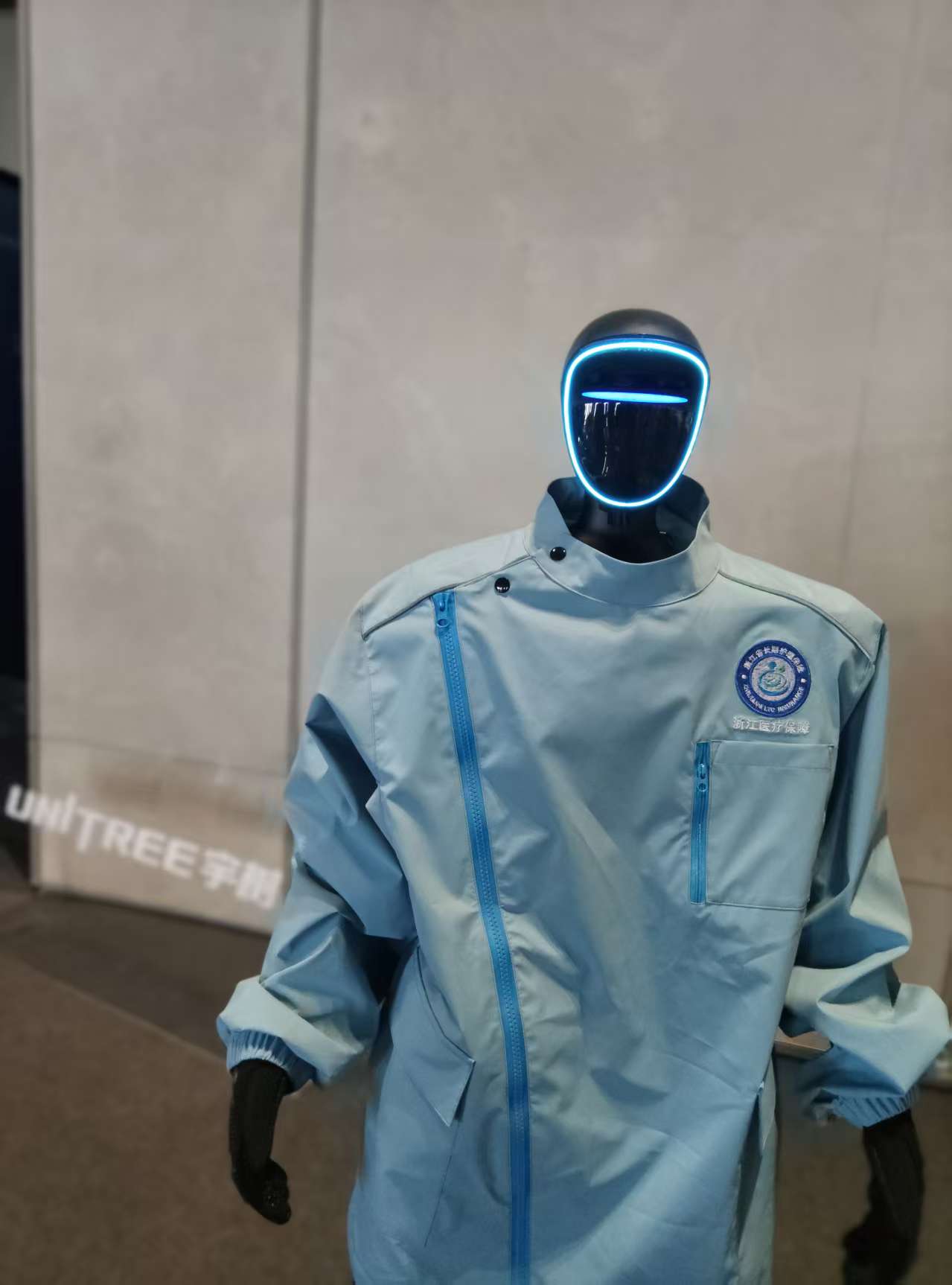 多家高科技公司参加全国长期护理保险高质量发展大会。/郭晋晖摄