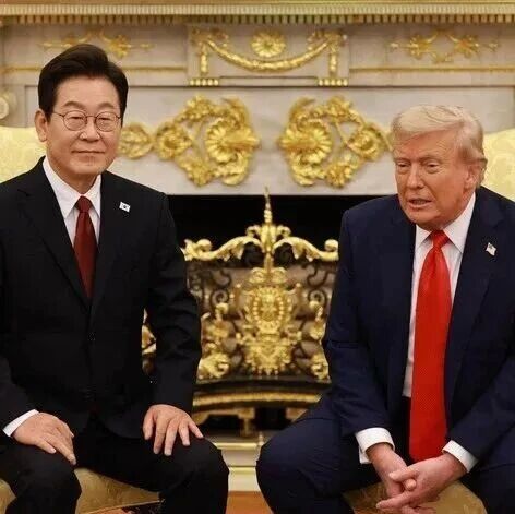 特朗普送李在明“白宫金钥匙”