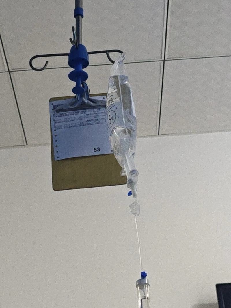 林可第二次住院。 受访者供图