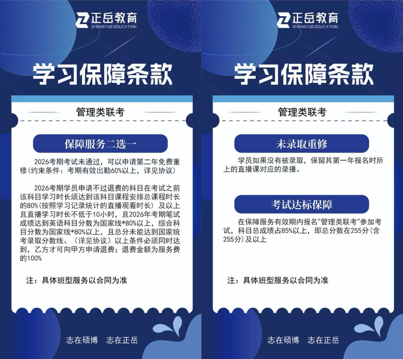 正岳教育在退费细则中，对考生的出勤学习率、考试分数都有具体的要求。图/记者与机构销售聊天记录