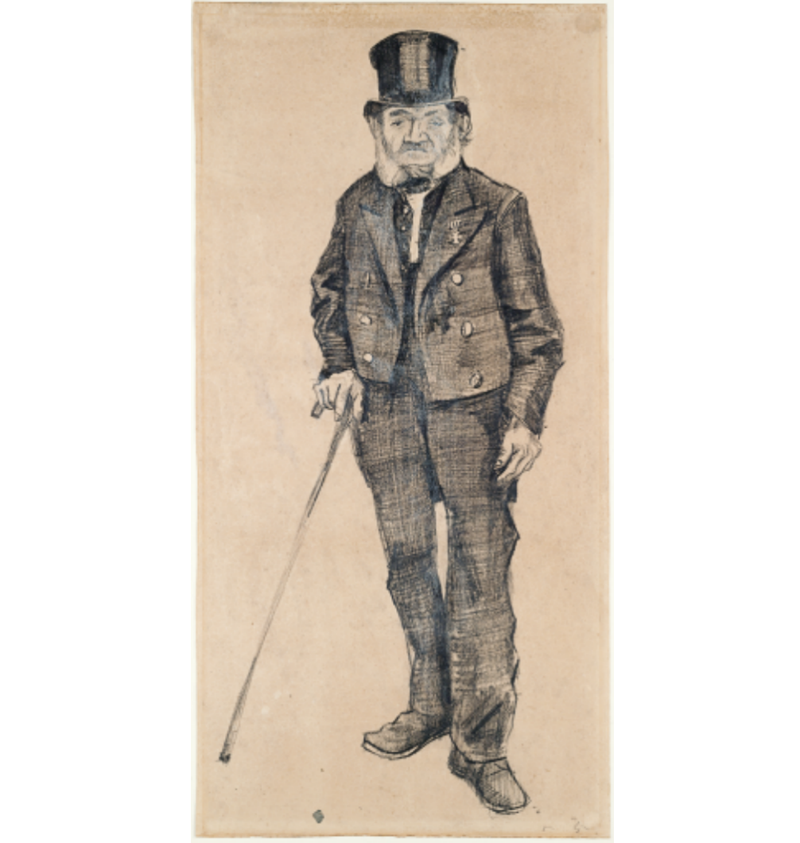 梵高在书信中提到的模特。