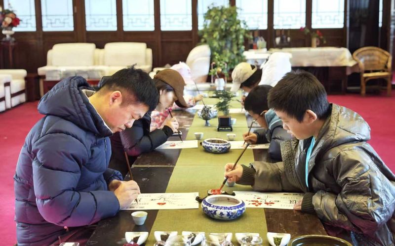 中国园林博物馆举办元旦文化活动。北京市公园管理中心供图