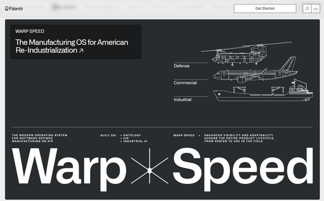 图自Palantir官网