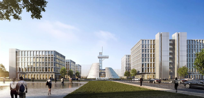 北京火箭大街效果图。图/北京亦庄微信公众号