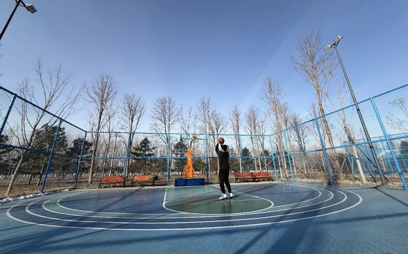 昌平区未来科学城生态休闲体育公园（东小口片区）建成开放。图/