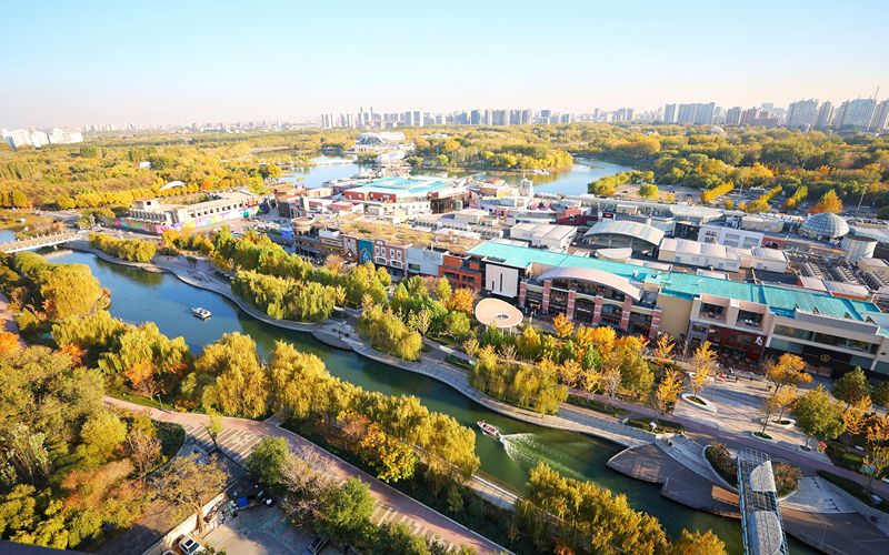 亮马河全景图。水利部供图