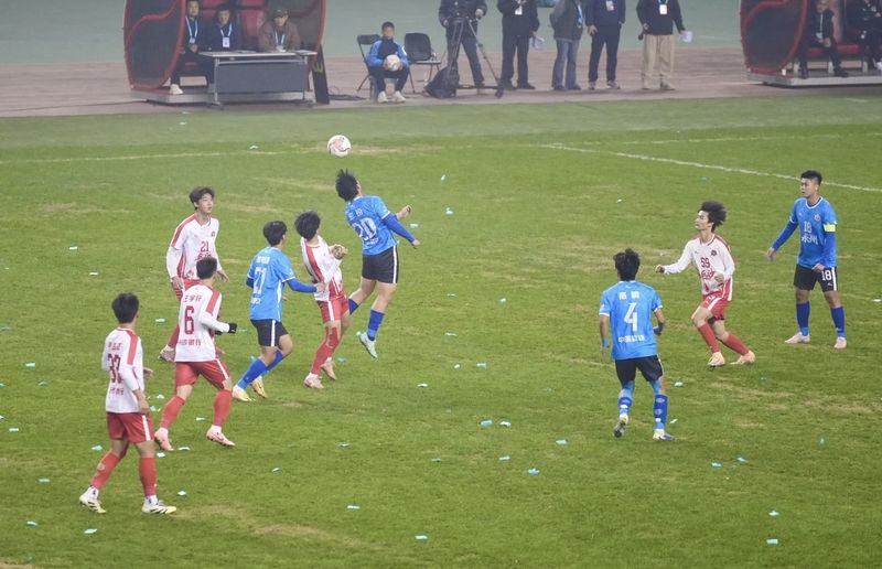 ▲ 永州队在“湘超”比赛中。图/永州发布