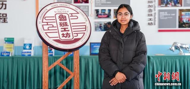 图为马达加斯加留学生左雅琴。(天津机电职业技术学院供图)