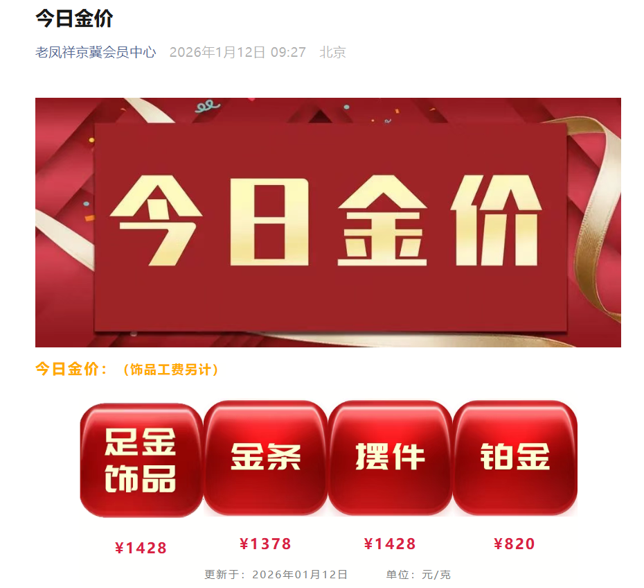 黄金又爆了！国际金价首破4600美元，国内金饰单价一夜上涨29元