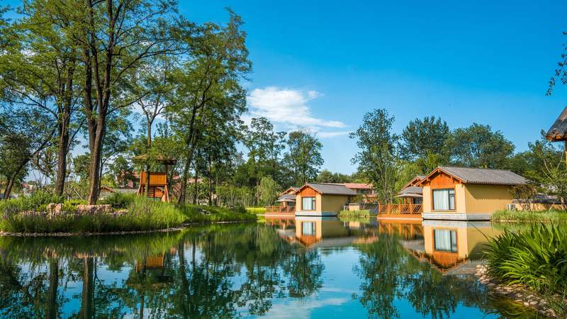 釜山康养小镇的亲水民宿。受访者供图