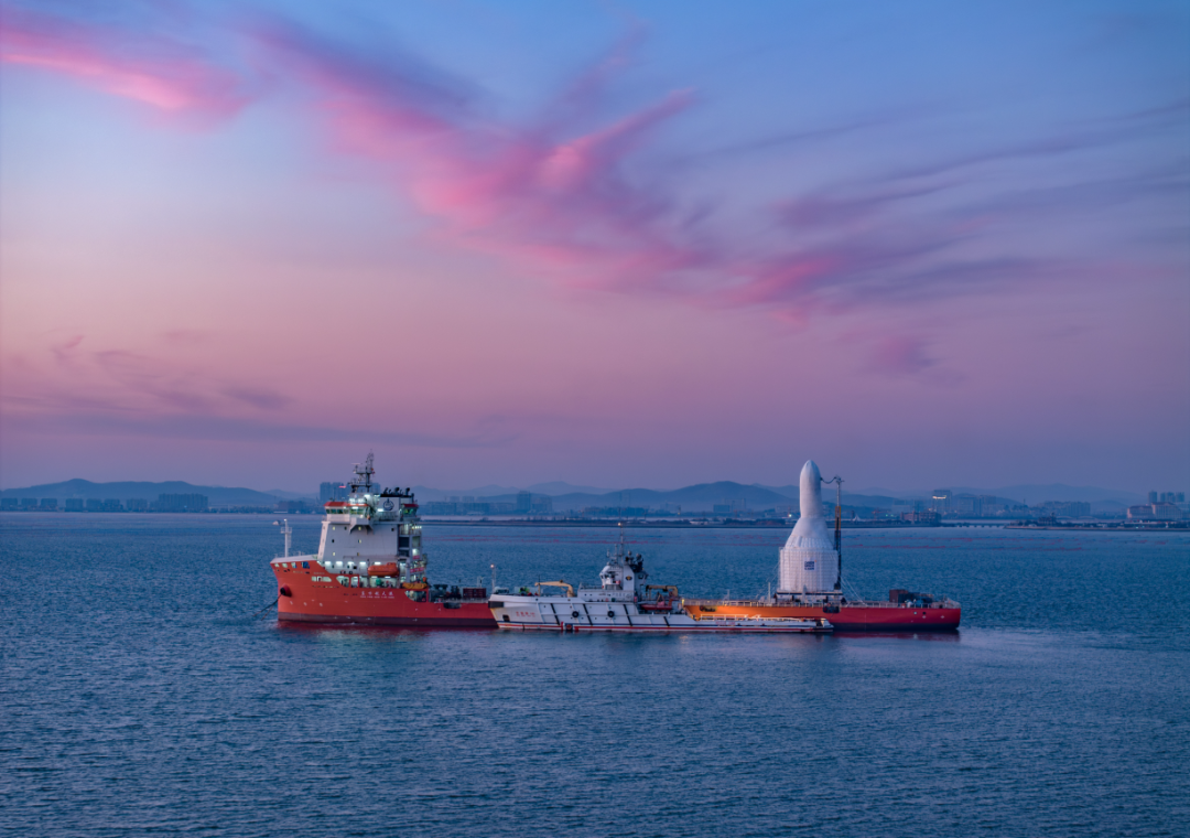 引力一号发射现场。