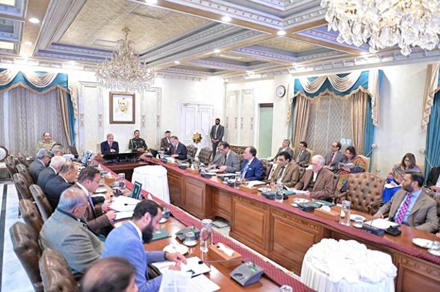 1月14日，巴基斯坦总理夏巴兹主持内阁会议。巴基斯坦联合通讯社X平台账号