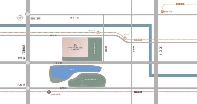 北京隅海岄区位图。企业供图