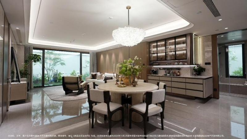 北京隅海岄样板间。企业供图