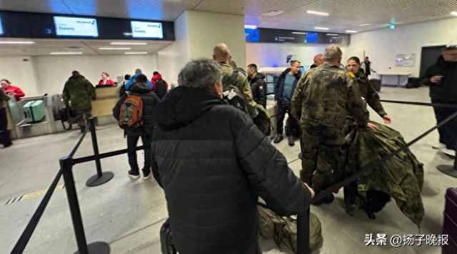 ▲德国军事人员被拍到出现在机场。图源：德媒