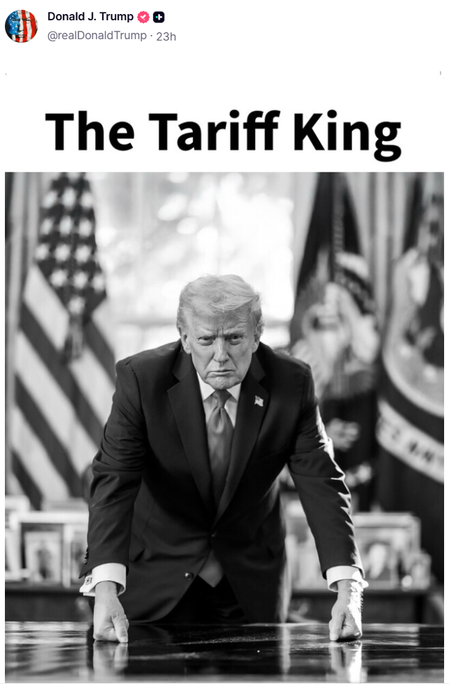 湖南在线:qq音乐会员-特朗普发黑白照：我是关税之王