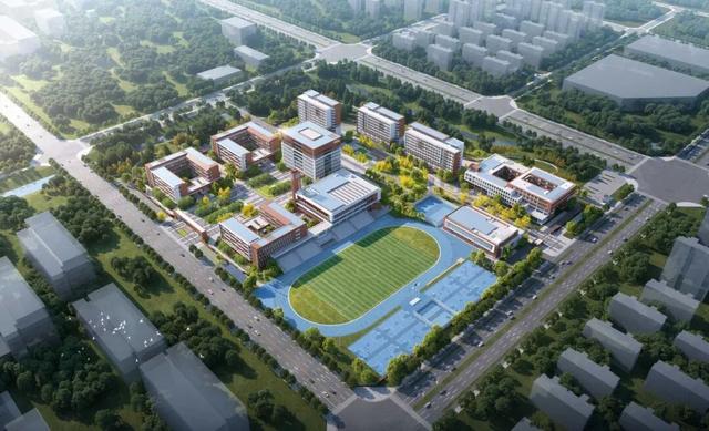 合肥一六八中学柏堰湖校区（效果图，具体以最终方案审批为准）