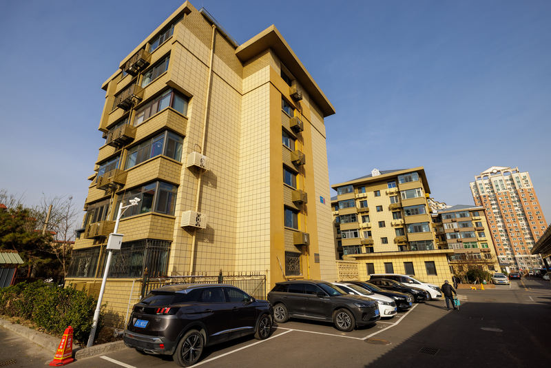 云景里小区改造后焕然一新。新京报记者 王子诚 摄