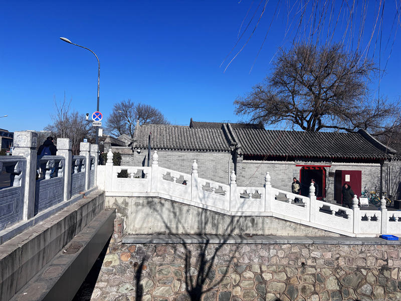 德胜桥东的永泉庵。新京报记者 展圣洁 摄