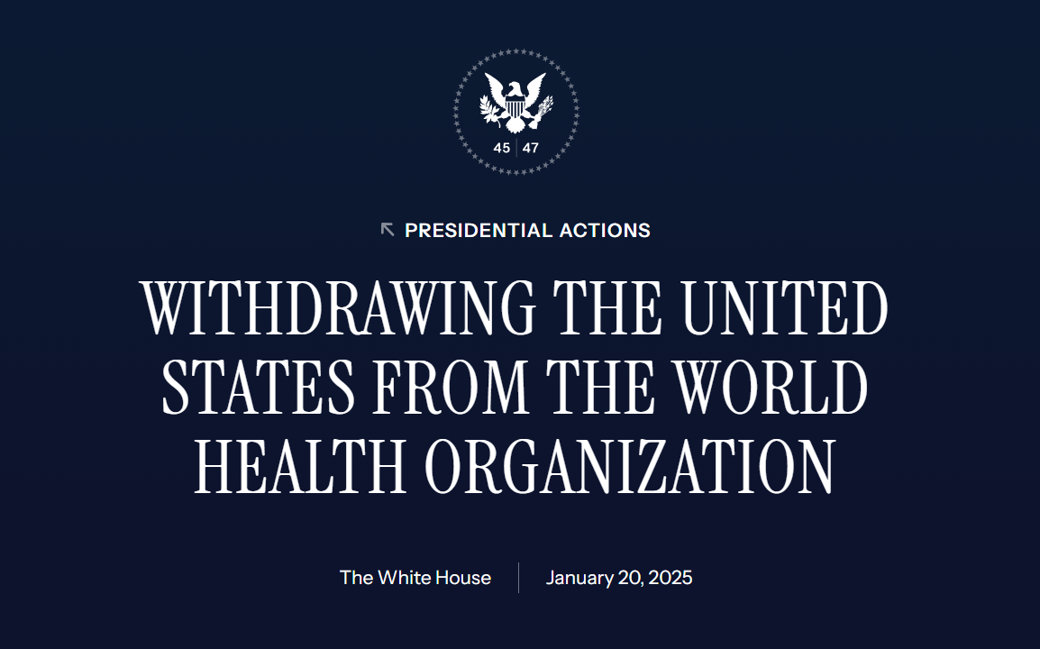 美国正式退出，世卫组织：退出可以，欠款得结清