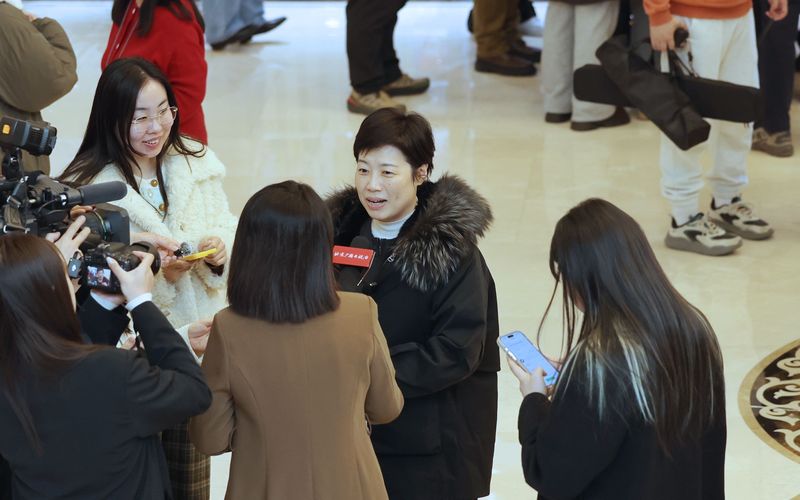 北京市政协委员马元颖。新京报记者 王贵彬 摄