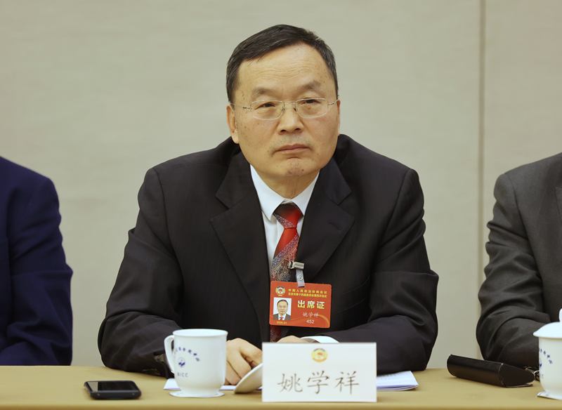 北京市政协委员姚学祥。新京报记者 王贵彬 摄