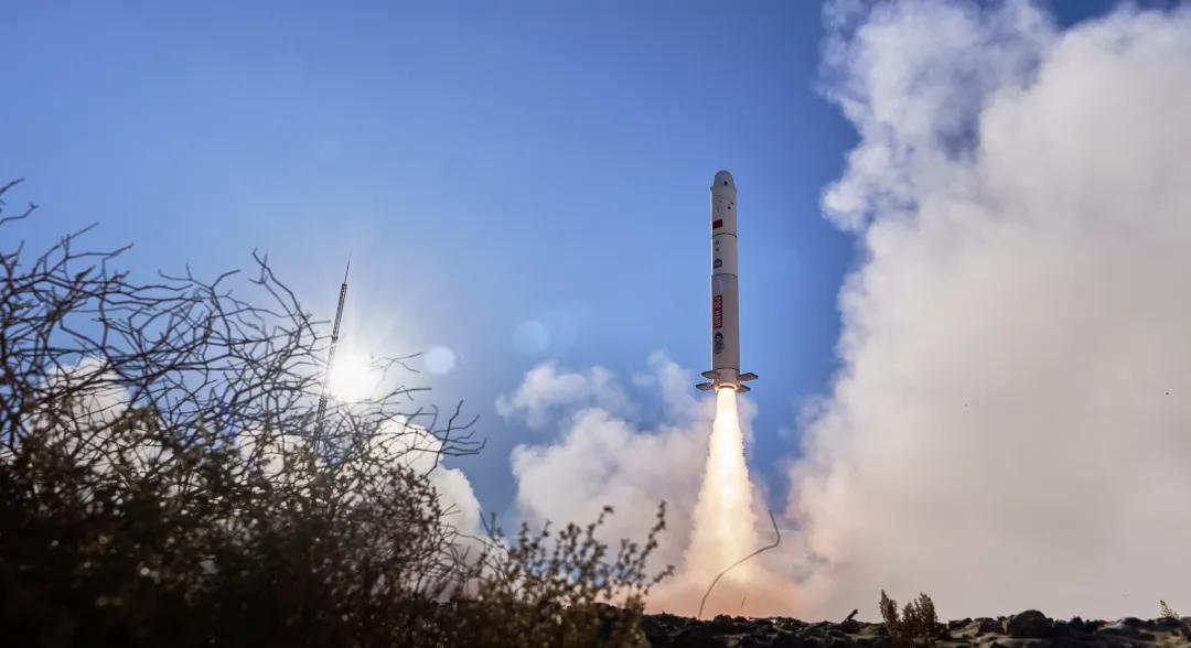 2026年1月12日16时，中科宇航力鸿一号遥一飞行器圆满完成亚轨道飞行试验任务。图片来源：中科宇航