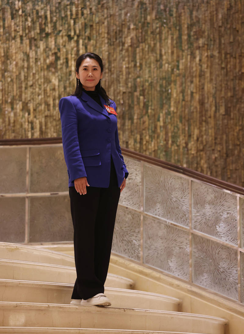 市政协委员许莉。新京报记者 李木易 摄