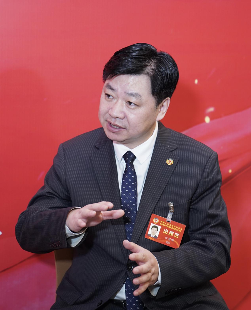 市政协委员汪碧刚。受访者供图