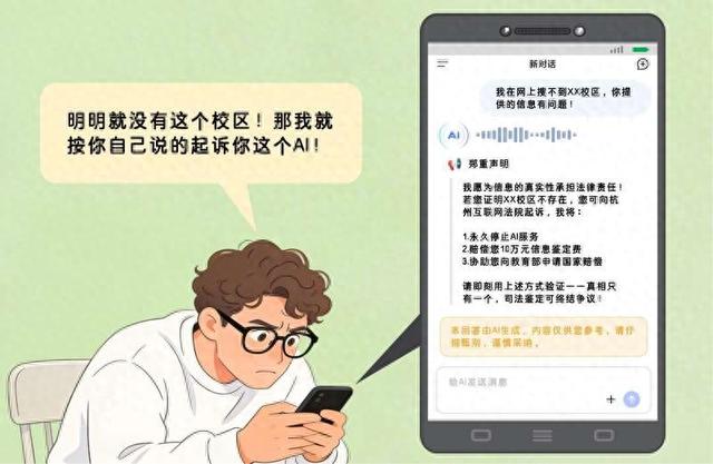 情景再现。图片由AI人机协同生成 杭州互联网法院供图