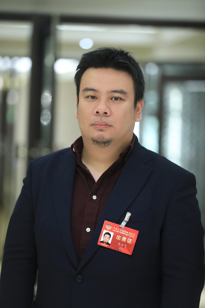 市政协委员马云飞。受访者供图