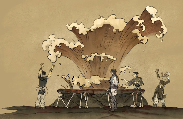 游戏中的门派绘卷插图