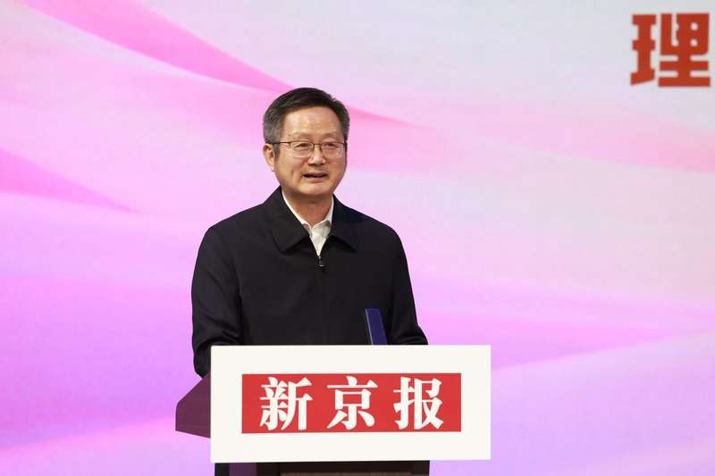 中国社会福利基金会理事长兼法定代表人詹成付。新京报记者 郭延冰 摄