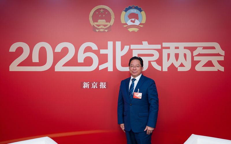 北京市人大代表，北京市文学艺术界联合会党组书记、常务副主席马新明。新京报记者 陶冉 摄