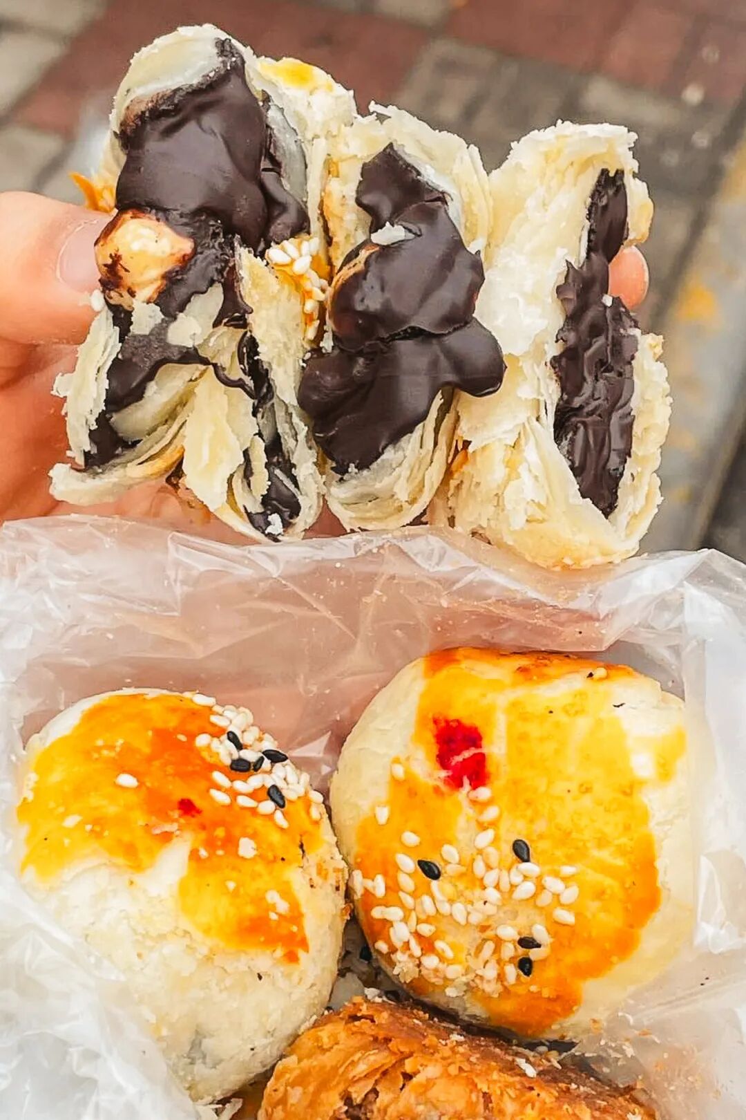 听起来很离谱，实际上很美味的巧克力烧饼。摄影/阿托