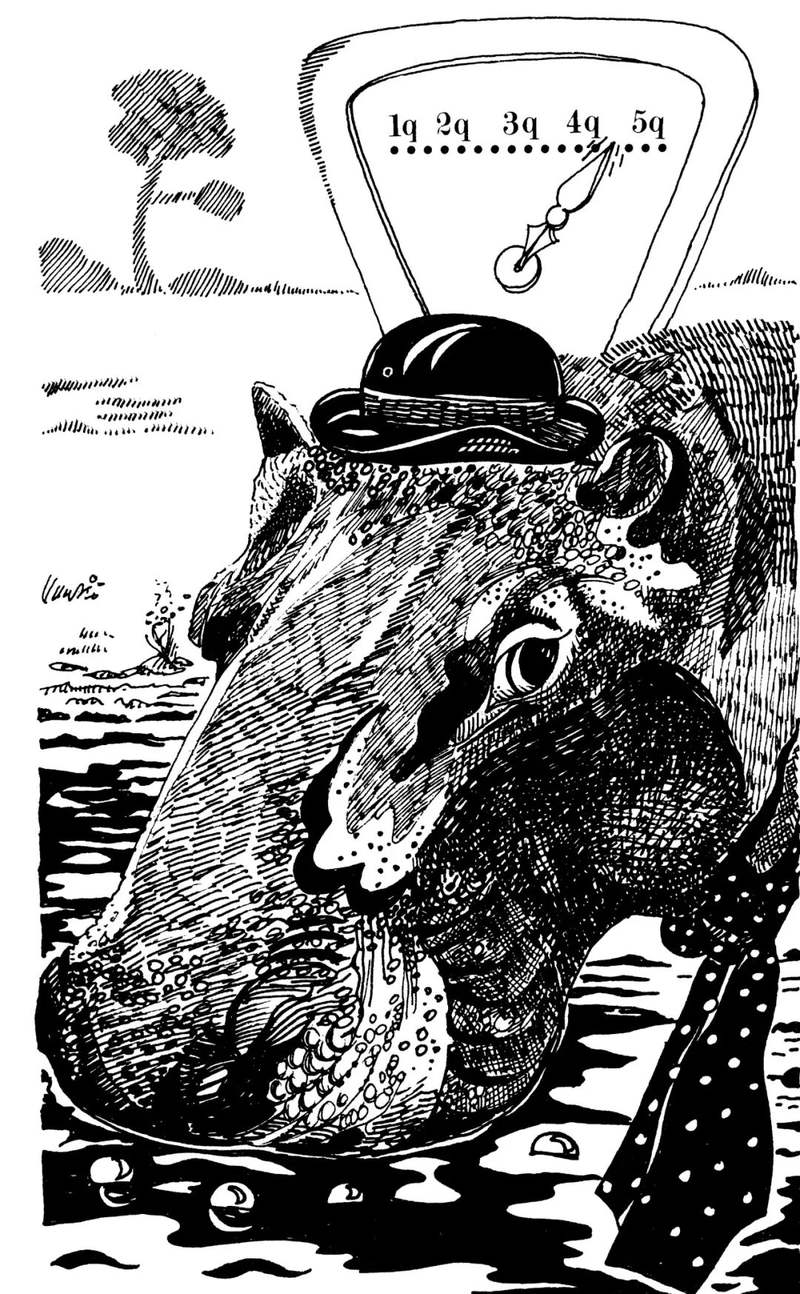 书中《被嫌弃的体重秤》一篇的插图。