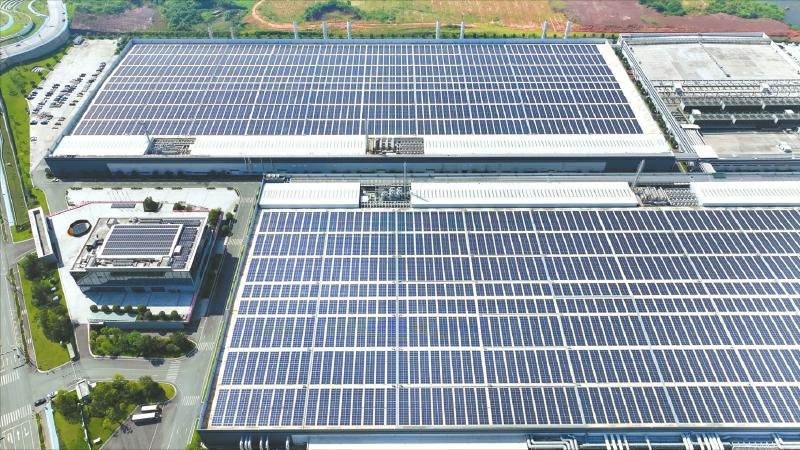 和光同程屋顶分布式光伏电站。