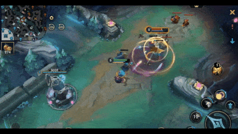 大招还有滑屏操作