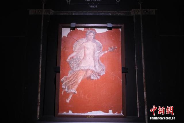 2月7日，“维纳斯”壁画。曹丹 摄