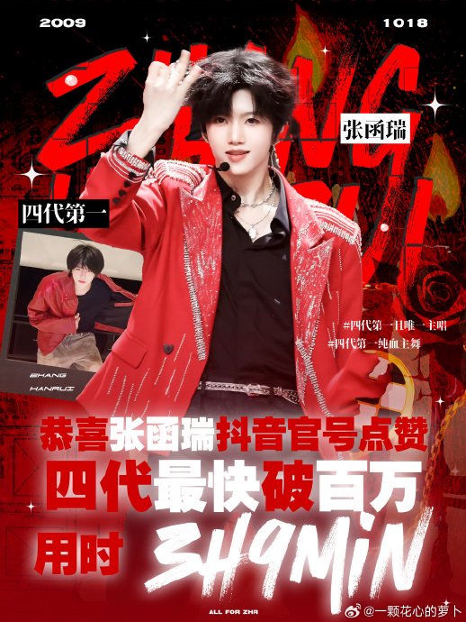 张函瑞《进行曲》编舞Cha创双纪录,3小时破百万引爆全网二创热潮|TF家族|张瑞|粉丝|舞蹈|家族_手机新浪网