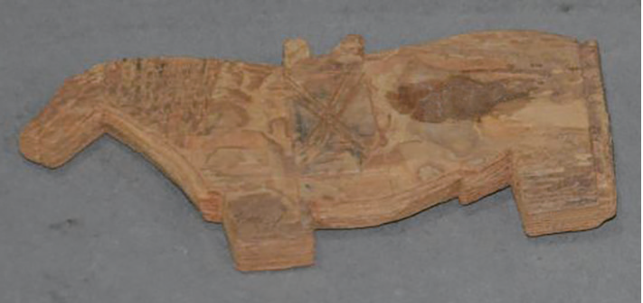 木刻马。《一骑绝尘：博物馆里的生肖马文化》插图