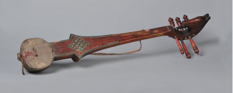 马头四弦琴。《一骑绝尘：博物馆里的生肖马文化》插图