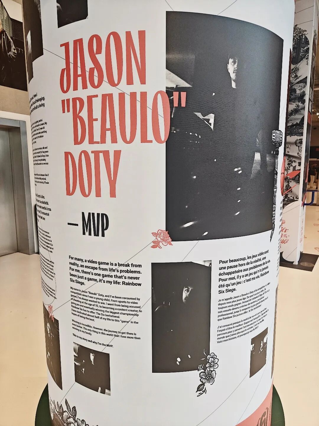 有一段时间彩六社区都在学他的身法练“Beaulo Peek”