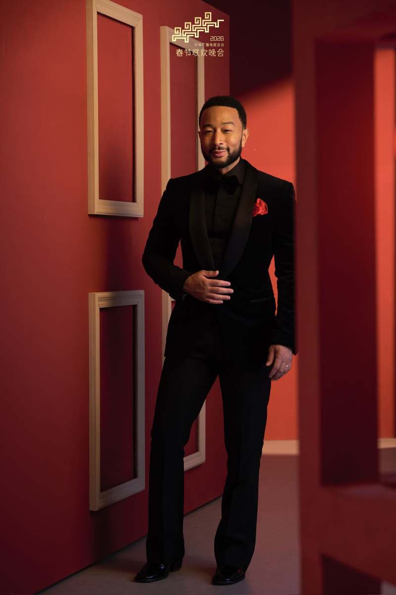 约翰·传奇亮相2026年央视春晚。