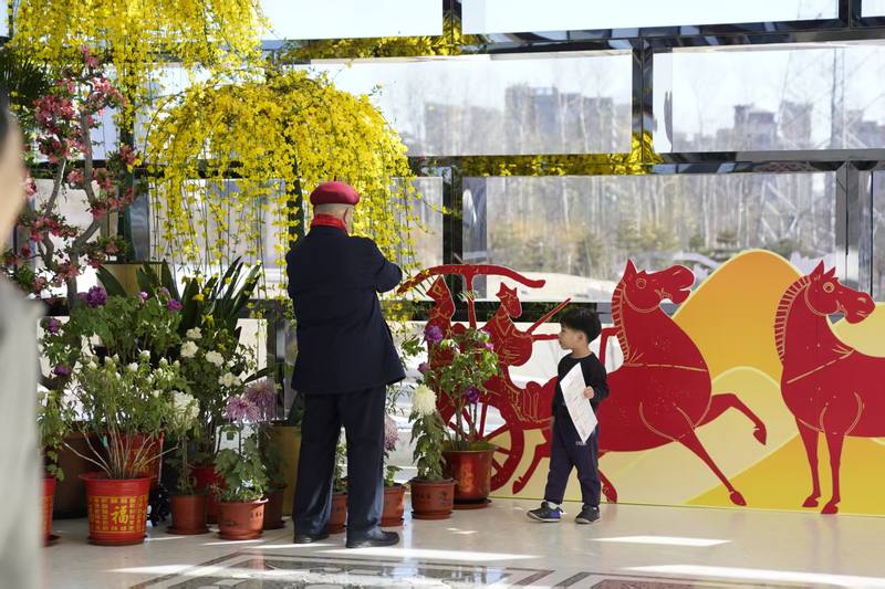 路县故城遗址博物馆举行“文脉永续 春满故城”马年春节系列活动。新京报记者 薛珺 摄