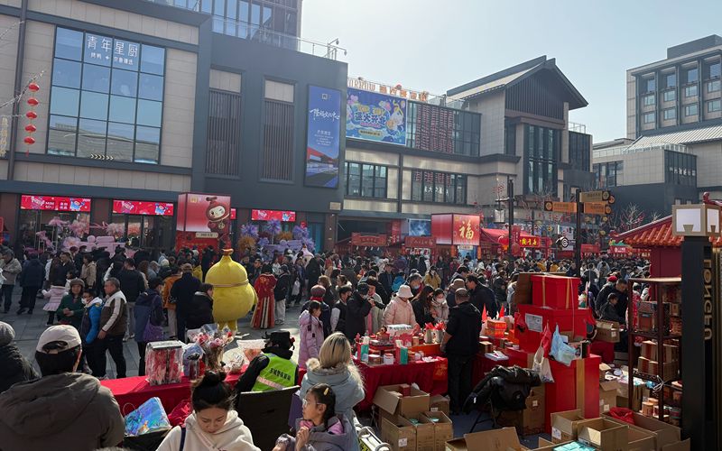 2月20日，正月初四，隆福寺新春市集人气火爆。新京报记者 陈琳 摄