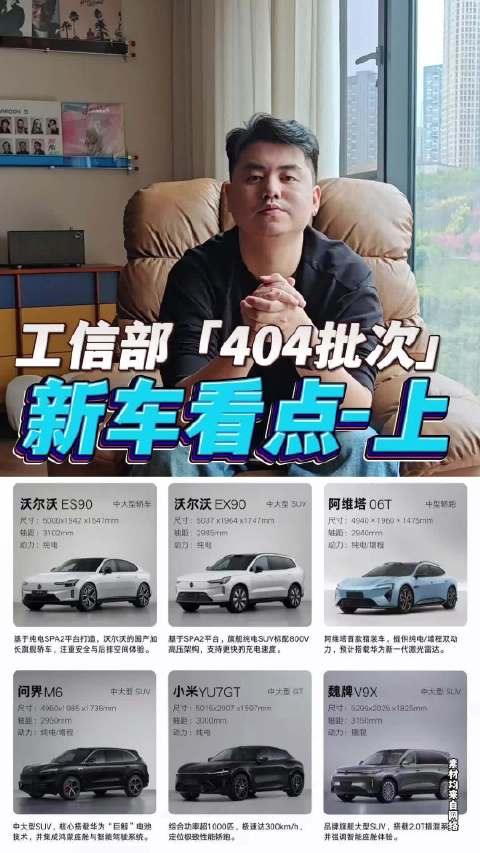 <em>工信部</em> 「404 批次」新车看点-上