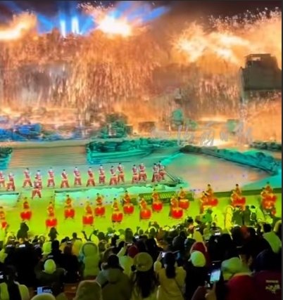 ▲多地新中式主题乐园人气爆棚。图/山西日报视频号