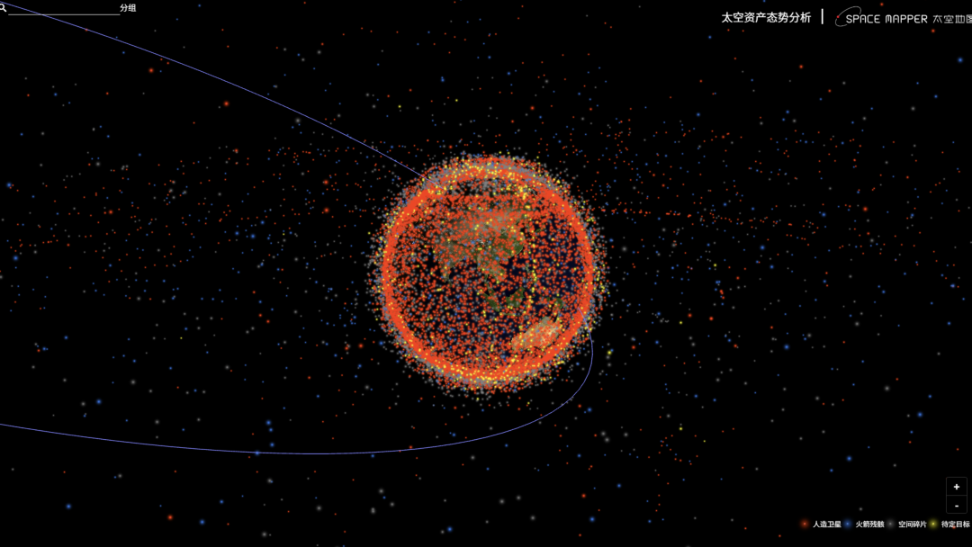 开运集团基于太空轨道数据模拟真实的太空环境。